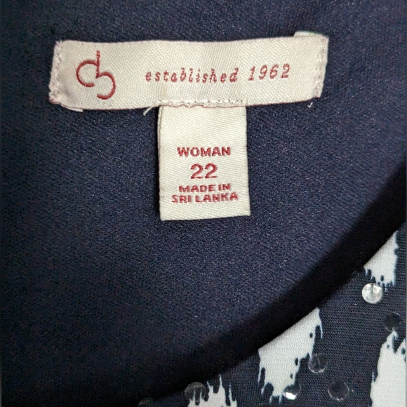 Dress Barn Sequined Dress Size 22 - Picture 4 of 4